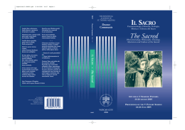 Il Sacro. Fenomenologia, Filosofia, Teologia