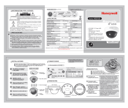 Serie HD50 Manuale d`uso - Honeywell Video Systems