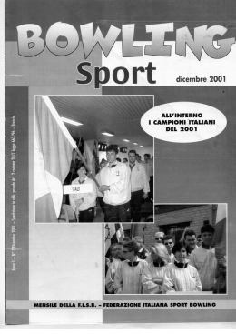 Page 1 dicembre 2001 j ALL`IN1`ERNQ I CAMPIONI ITALIANI DEI