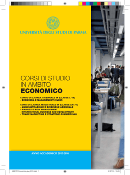 Ambito Economico - Eventi dell`Università di Parma