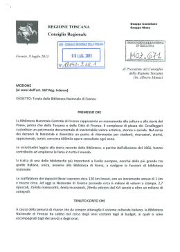 consono REGiUNALE DELLATOSCAE
