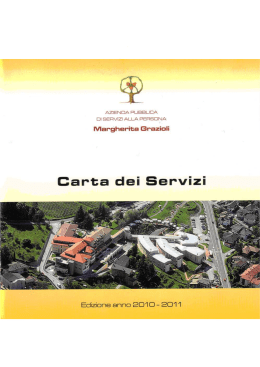 La Carta dei Servizi dell`azienda in formato pdf.
