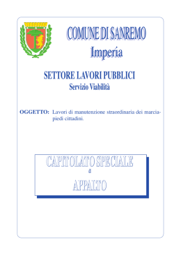 oggetto - Comune di Sanremo