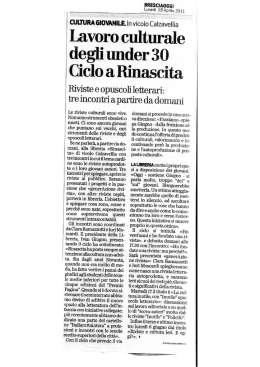 BresciaOggi - generAzione rivista