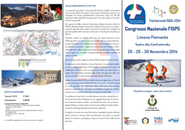 Limone Piemonte 28 - 29 - 30 Novembre 2014