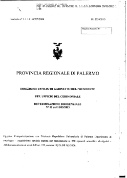 E - Provincia Regionale di Palermo