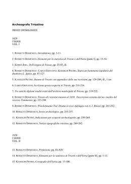 Indice Cronologico (1829 - 2010)