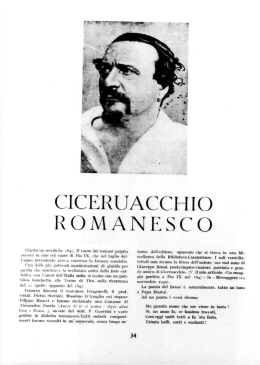 ciceruacchio romanesco - Gli archivi digitali dell`Archivio Storico