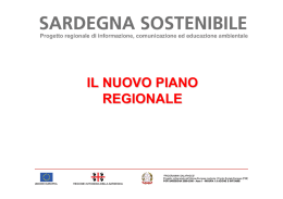IL NUOVO PIANO REGIONALE