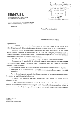 ISTITUTO NiiZl0l`ilil&igrave;E PER L`ASSICUR&Agrave;Z&Igrave;GNE CONTRO GLI