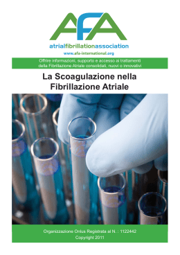 AFA ITALY Blood Thinning In AF 12pps Booklet