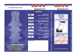 Nuovo depliant Work