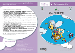viaggiare! - Turismo sostenibile (solo stampa