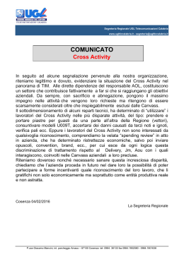 COMUNICATO - Ugl Telecomunicazioni Calabria