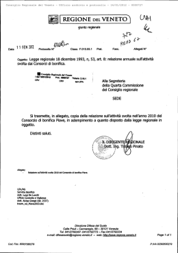 testo presentato - Consiglio Regionale del Veneto