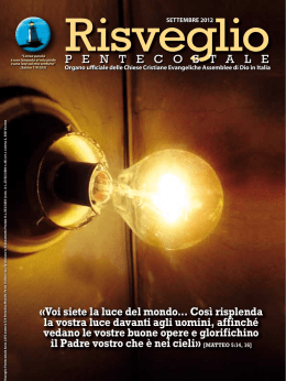 Settembre 2012 - Chiesa Cristiana Evangelica ADI Lumezzane