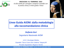 AIOM: lo stato dell`oncologia in Italia