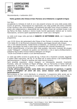 Collegamento alla locandina - Associazione Castelli del Trentino