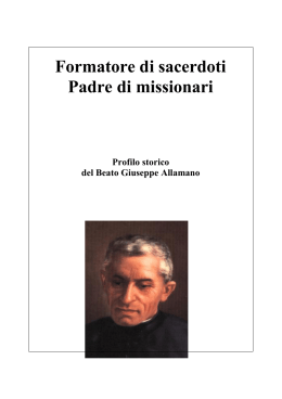 Formatore di sacerdoti - Beato Giuseppe Allamano
