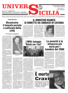 Universo Sicilia 1_2000 - Periodico per i siciliani nel mondo