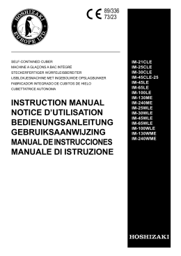 instruction manual notice d`utilisation bedienungsanleitung