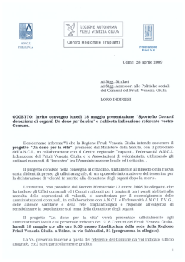 18 maggio lettera - Federsanità ANCI FVG