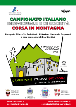 Campionati Italiani Giovanili di Civezzano