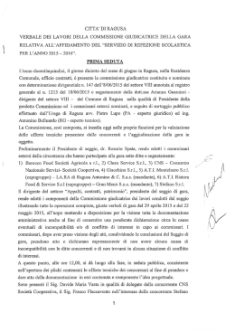 verbale 1^ seduta commissione