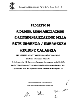 Allegato-Progetto di Riordino Riorganizzazione