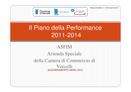 Il Piano della Performance 2011-2014