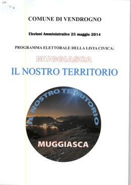 muggiasca il nostro territorio