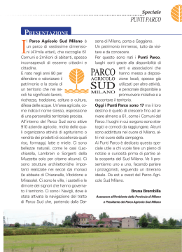 scarica la brochure in pdf con i Punti Parco del Parco Sud
