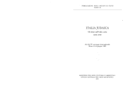 Ebrei e cristiani in Italia dopo il 1870: antisemitismo e filosemitismo