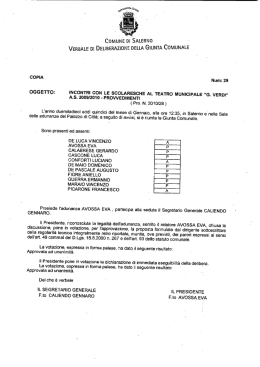 Incontri con le scolaresche al teatro municipale