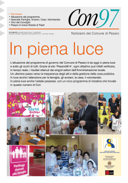 Notiziario del Comune di Pesaro