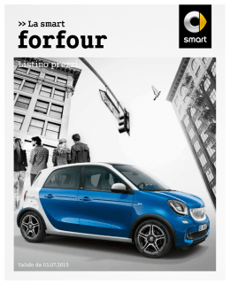 Listino prezzi smart forfour