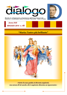 Maggio 2014 - Salesiani Cooperatori ICP