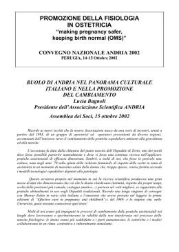 Spazio donna - Associazione Scientifica Andria