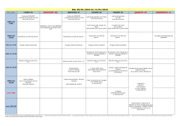Settimana dal 05.01 al 11.01.2015 - Azienda Pubblica di Servizi alla