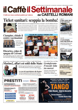 Ticket sanitari: scoppia la bomba!