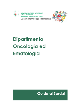 Dipartimento Oncologia ed Ematologia - AUSL Romagna