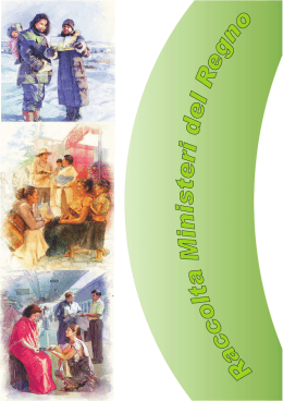 Page 1 Page 2 Conservare Presentazioni per Il servizio cli campo