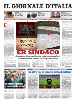 Un altro po` di marcio sotto il pallone