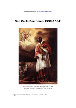 San Carlo Borromeo 1538-1584