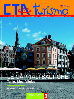 le capitali baltiche - Centro Turistico Acli