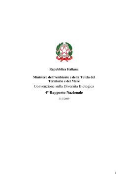 Convenzione sulla Diversit&agrave; Biologica 4