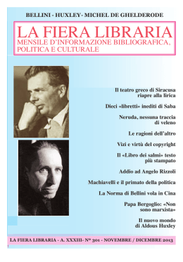 Novembre/Dicembre 2013