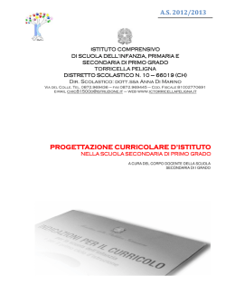 Scuola Secondaria I grado