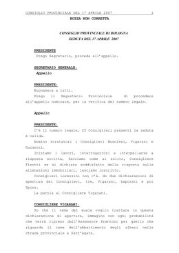 Verbale Consiglio 17-04-2007