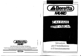 KALARD caldaie serie mgs - Certificazione energetica